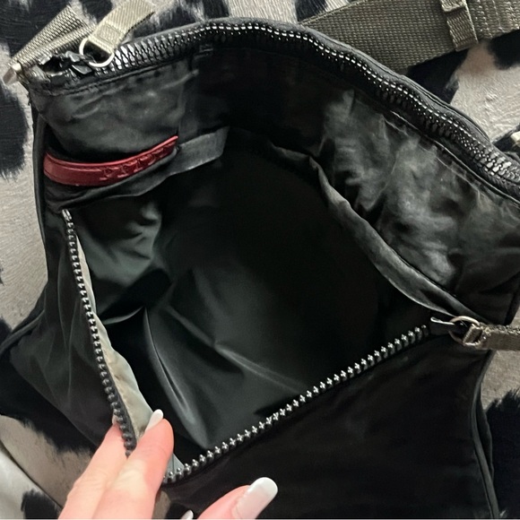 #117 PRADA Black Fabric Crossbody Bag - Picture 11 of 15